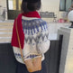 Retro Plush Mini Crossbody Bag for Women – Sherpa Trim Bucket Bag in 4 Colours