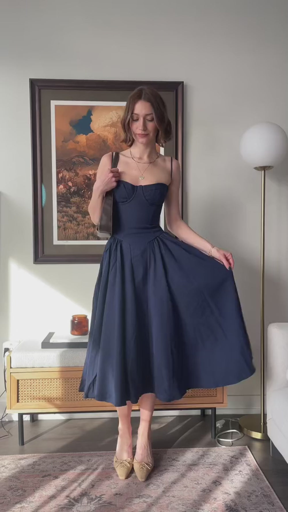 Backless Sling Suspender Dress – Women's Elegant Summer Maxi