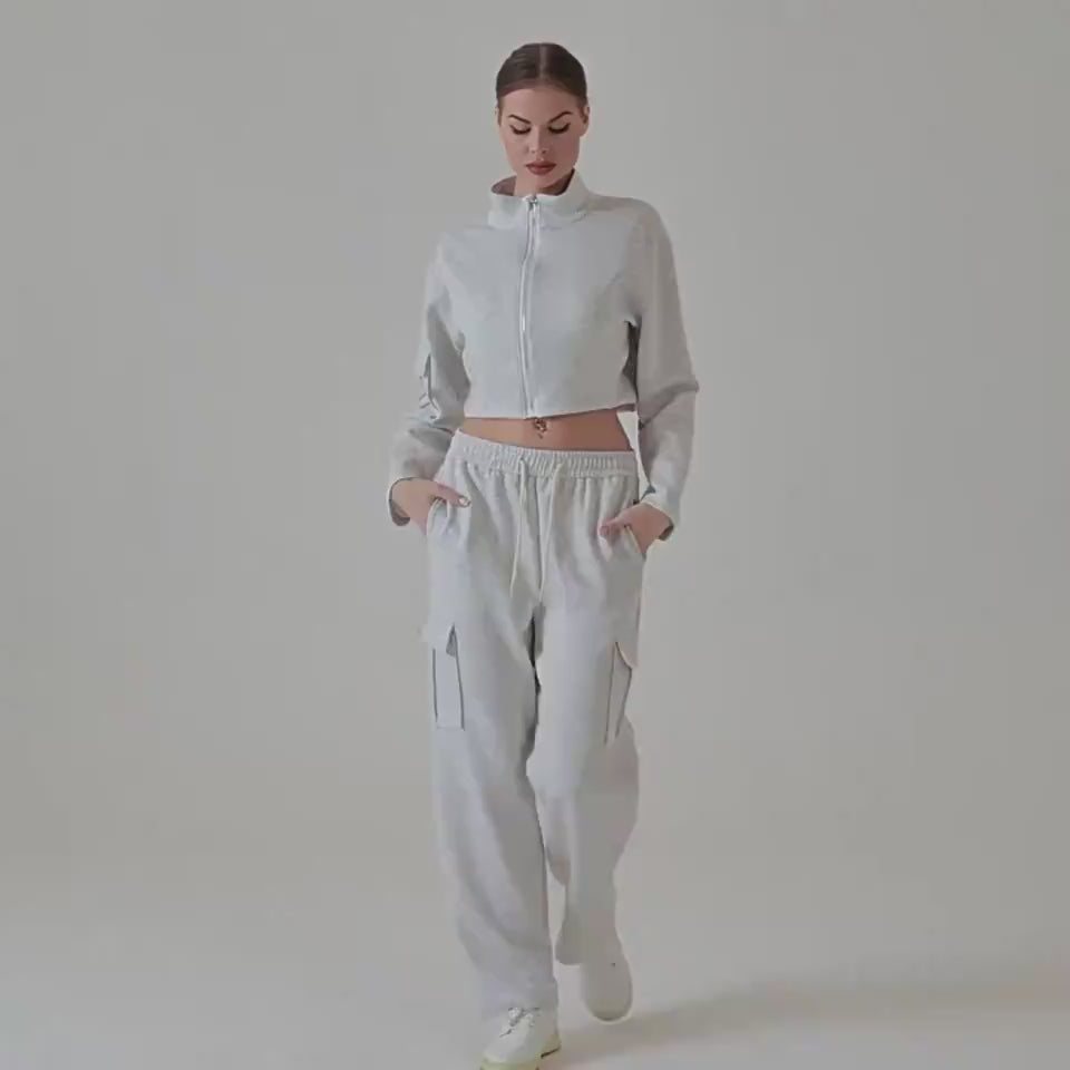 Women's Sweatpants Fleece Lined Baggy Athletic Jogger Trousers With Pockets Fall Casual Trendy Cargo Pants Fall Outfits EX-STOCK Canada 