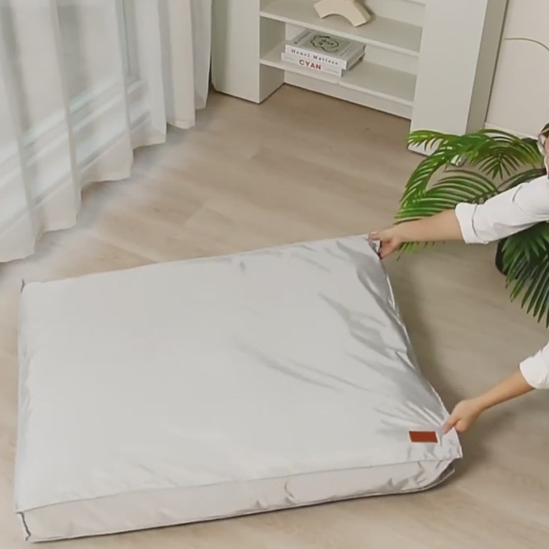 Waterproof Dog Bed for Small, Medium and Large Pets, Washable Dog and Cat Sleeping Mat