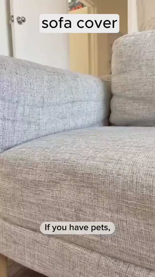 All-Season Elastic Sofa Cover & Cushion Slipcover – Multi-Size, 11 Colours