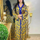 Printed Floral Abaya Dress Robe for Arab Dubai Turkey Middle East Women. - EX-STOCK CANADA