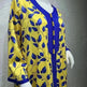 Printed Floral Abaya Dress Robe for Arab Dubai Turkey Middle East Women. - EX-STOCK CANADA