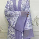 Printed Panel Top Robe Abaya Dress for Arab Dubai Turkey Middle East Women - EX-STOCK CANADA