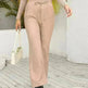 PU Loose Trousers Motorcycle Leather Straight Wide Leg Leather Pants Women - EX-STOCK CANADA