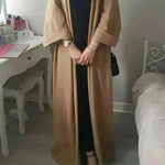 Pure Color Cardigan Spot Middle East Cardigan Dubai Robe - EX-STOCK CANADA