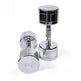 Pure Steel Home Fitness Electroplating Dumbbell Gym Equipment - EX-STOCK CANADA