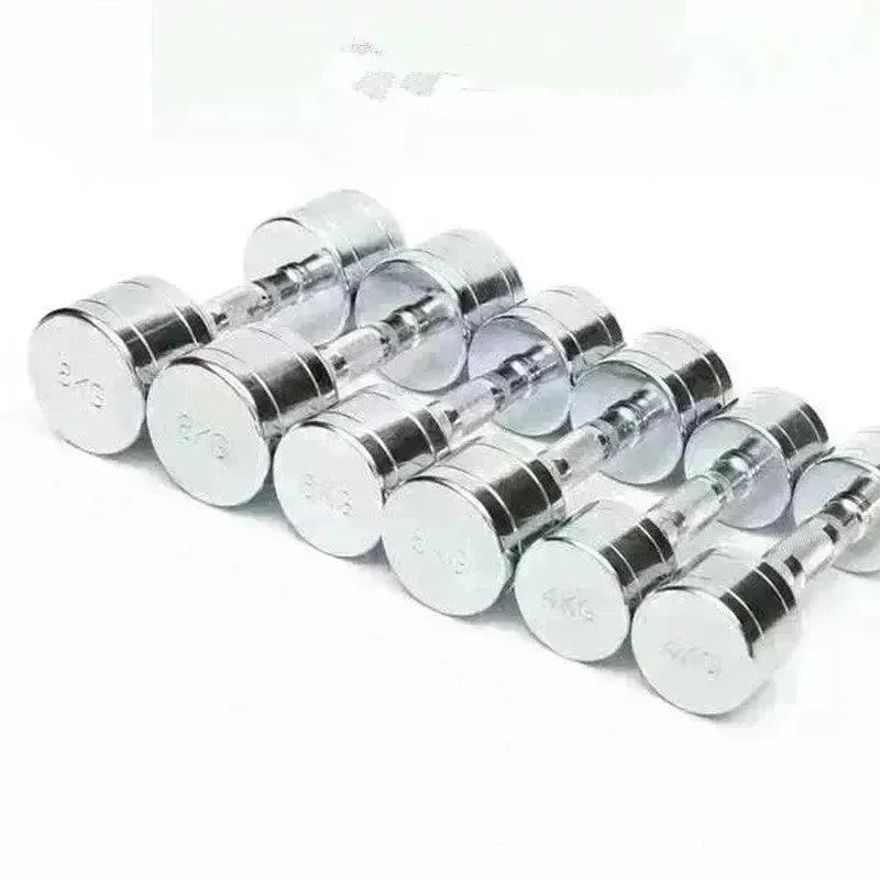 Pure Steel Home Fitness Electroplating Dumbbell Gym Equipment - EX-STOCK CANADA