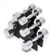 Pure Steel Home Fitness Electroplating Dumbbell Gym Equipment - EX-STOCK CANADA