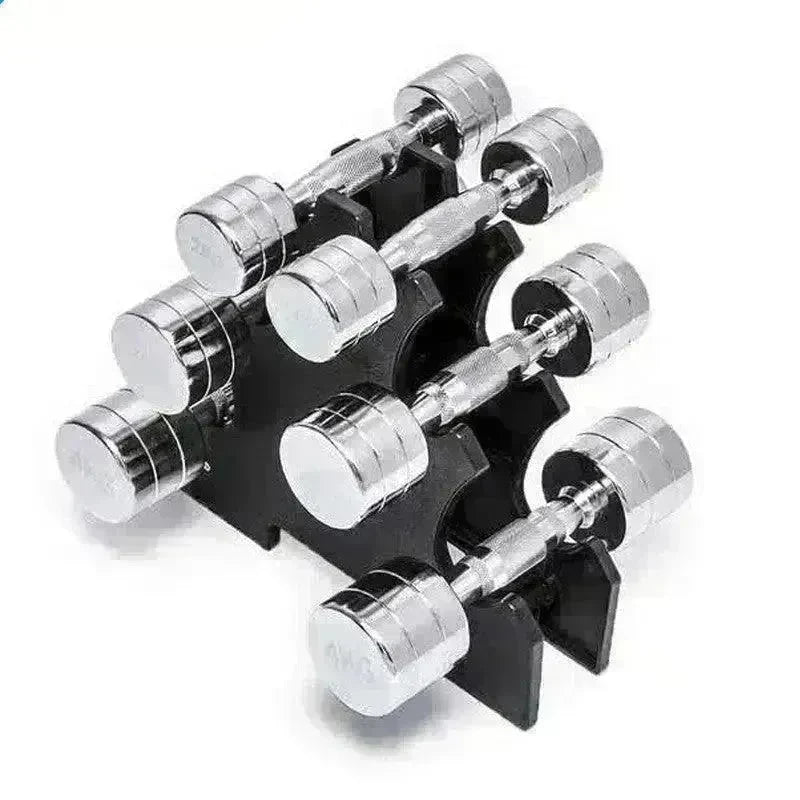 Pure Steel Home Fitness Electroplating Dumbbell Gym Equipment - EX-STOCK CANADA