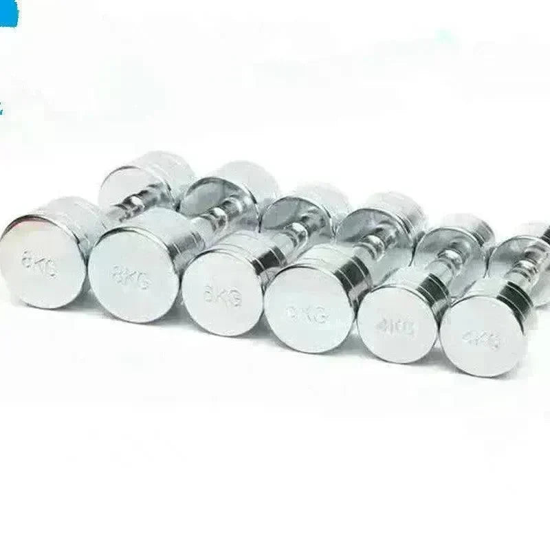 Pure Steel Home Fitness Electroplating Dumbbell Gym Equipment - EX-STOCK CANADA
