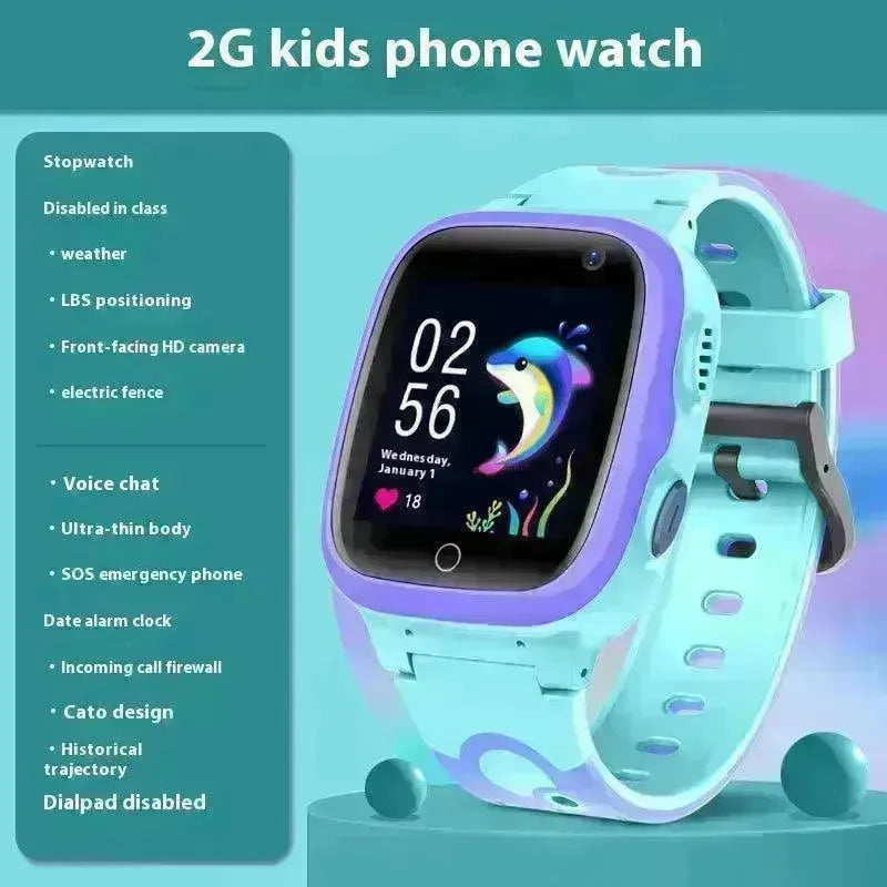 Q12S Children's Smart Positioning Watch Waterproof Photo Touch Screen Student Smart Watch - EX-STOCK CANADA