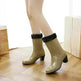 Rain Shoes With High Heels Waterproof Female Skid - EX-STOCK CANADA