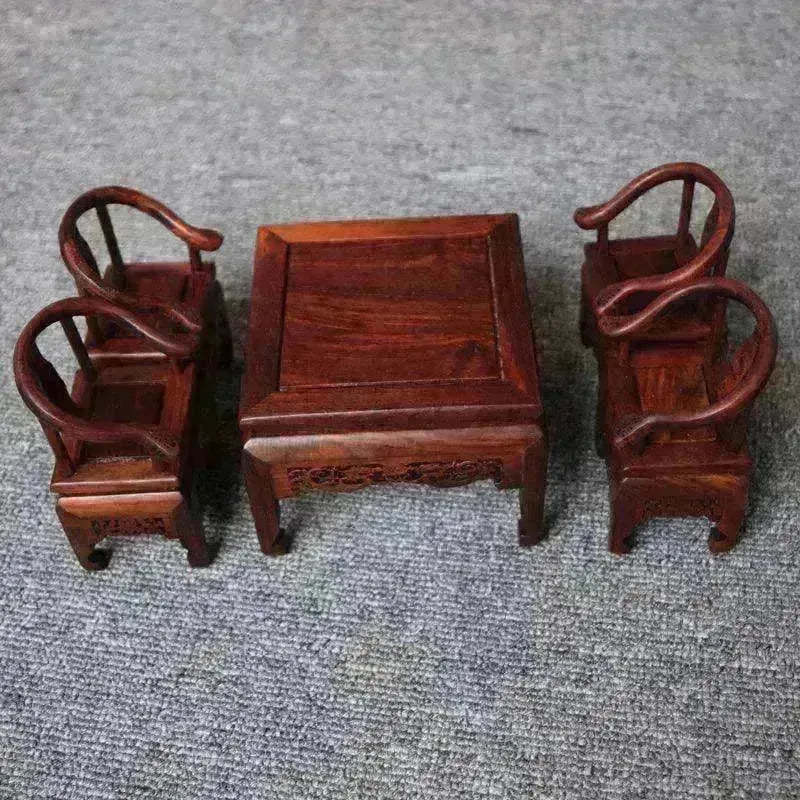Red Rosewood Antique Creative Table And Chair Furniture Ornaments - EX-STOCK CANADA