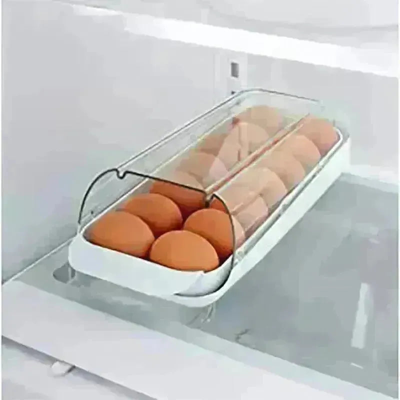 Refrigerator Egg Storage Rack Rolling Egg Dispenser - EX-STOCK CANADA
