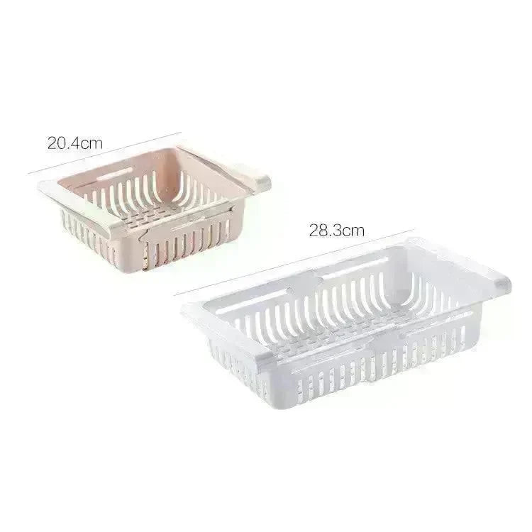 Refrigerator Telescopic Storage Basket - Modern and Stylish Organization - EX-STOCK CANADA