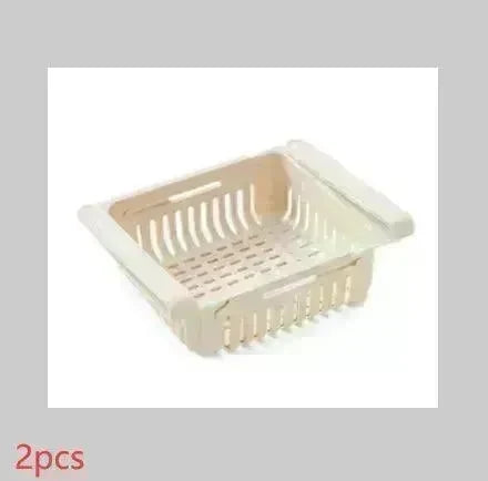 Refrigerator Telescopic Storage Basket - Modern and Stylish Organization - EX-STOCK CANADA