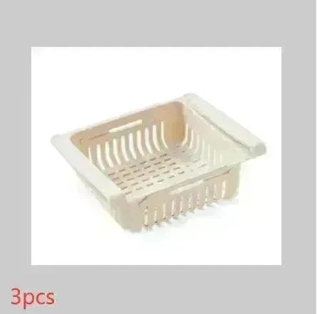Refrigerator Telescopic Storage Basket - Modern and Stylish Organization - EX-STOCK CANADA