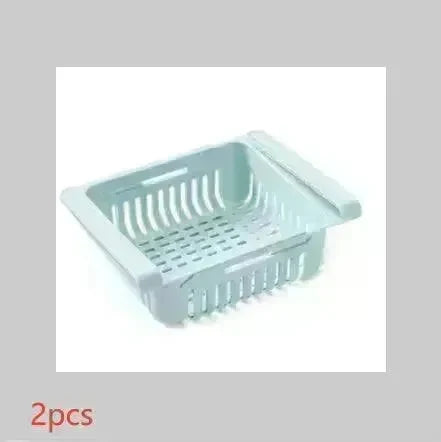 Refrigerator Telescopic Storage Basket - Modern and Stylish Organization - EX-STOCK CANADA