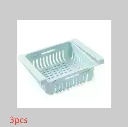 Refrigerator Telescopic Storage Basket - Modern and Stylish Organization - EX-STOCK CANADA