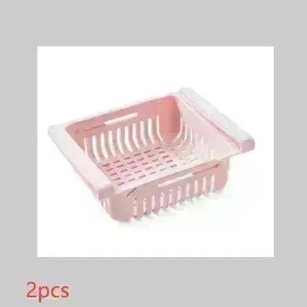 Refrigerator Telescopic Storage Basket - Modern and Stylish Organization - EX-STOCK CANADA