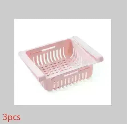 Refrigerator Telescopic Storage Basket - Modern and Stylish Organization - EX-STOCK CANADA