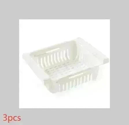 Refrigerator Telescopic Storage Basket - Modern and Stylish Organization - EX-STOCK CANADA