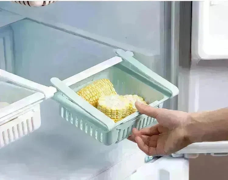 Refrigerator Telescopic Storage Basket - Modern and Stylish Organization - EX-STOCK CANADA