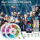 Remote Color Changing Led Strip Lights 5050 RGB Bluetooth Room Light - EX-STOCK CANADA