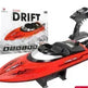 Remote Control Water Summer Toys 24g Competitive Boat Light Speed 25km High Speed Speedboat - EX-STOCK CANADA