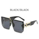 Retro Big Square Rim Glasses Rimless Fashion Sunglasses - EX-STOCK CANADA