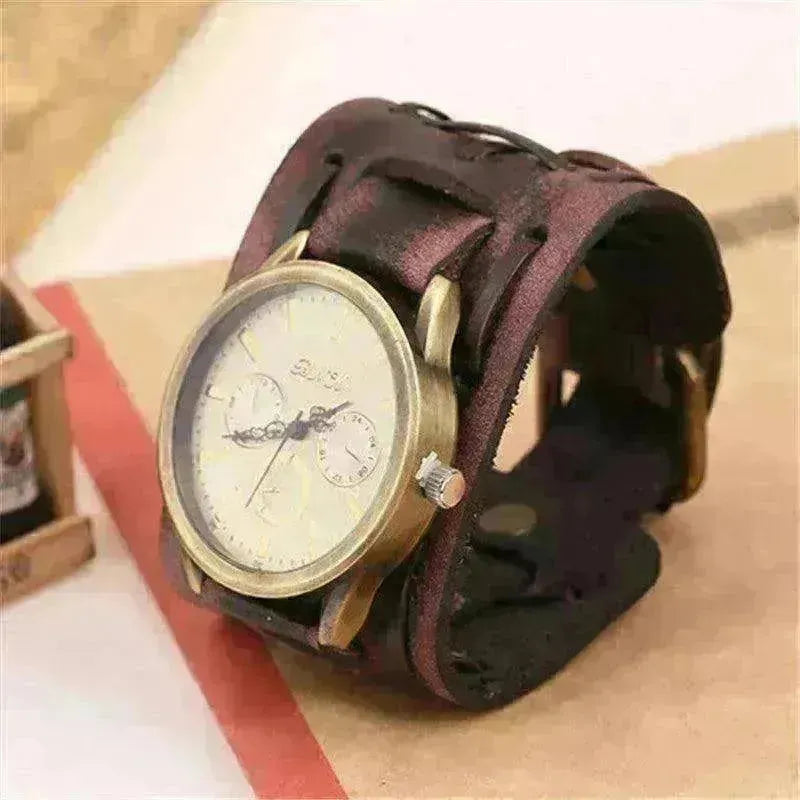 Retro Cowhide Men's Punk Watches - EX-STOCK CANADA