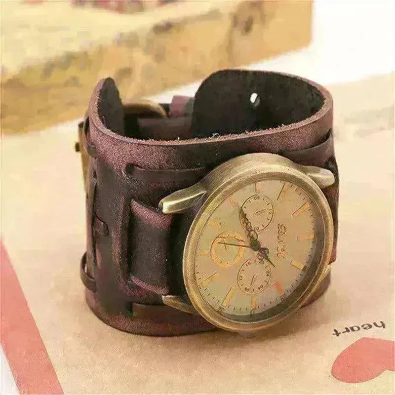Retro Cowhide Men's Punk Watches - EX-STOCK CANADA