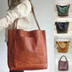 Retro Shoulder Bag Big Pocket Oil Wax Totes - EX-STOCK CANADA
