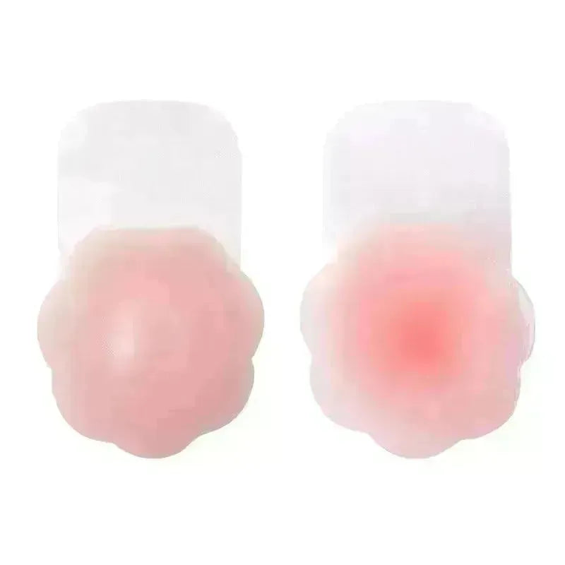Reusable Self Adhesive Silicone Lift Up Breast Nipple Cover Bra Pad Invisible Breast Petals For Party Dress - EX-STOCK CANADA