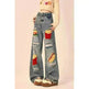 Ripped Jeans Women Loose Straight Wide Leg Oversized Trousers - EX-STOCK CANADA