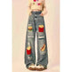 Ripped Jeans Women Loose Straight Wide Leg Oversized Trousers - EX-STOCK CANADA