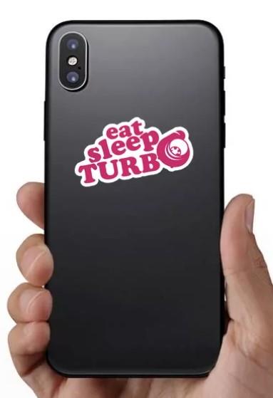 Car Sticker - Eat Sleep Turbo - EX-STOCK Canada