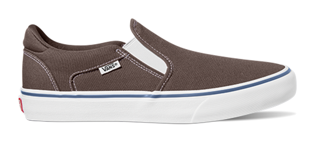 Vans Asher Deluxe - Herren Slip-On Schuh - EX-STOCK Canada