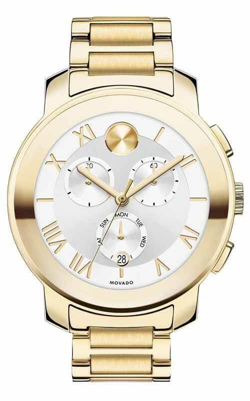 Movado Bold Date Chronograph Mens Watch (3600206) - EX-STOCK Canada