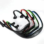 S9 Bluetooth Headset Rear-Mounted Sports Bluetooth Headset Stereo Bluetooth Headset Headset Wireless Card Headset - EX-STOCK CANADA