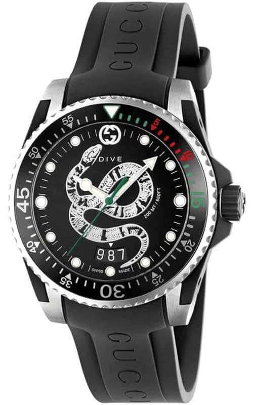 Orologio da uomo Gucci 45mm Dive YA136217 - EX-STOCK Canada