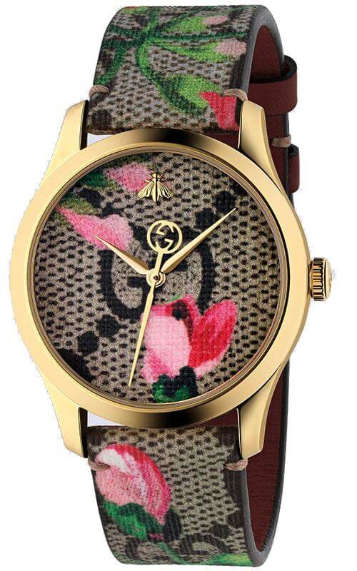 Orologio GUCCI G-Timeless Pink GG Bloom YA1264038A - EX-STOCK Canada