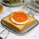 Sandwich BBQ Grill Sandwich Oven Food Bread Stainless Steel Barbecue Net BBQ Grill Breakfast Baking Tool - EX-STOCK CANADA