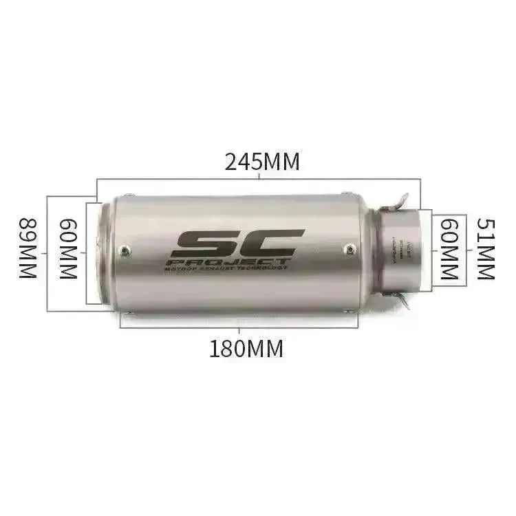 SC PROJECT Motorcycle Vehicle Modified Exhaust Pipe - EX-STOCK CANADA