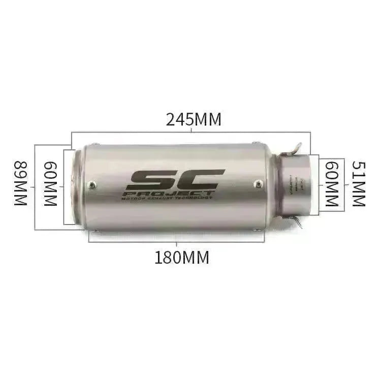 SC PROJECT Motorcycle Vehicle Modified Exhaust Pipe - EX-STOCK CANADA
