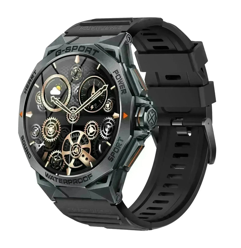 Screen Bluetooth Calling Weather Heart Rate Blood Oxygen Monitoring Smart Watch - EX-STOCK CANADA