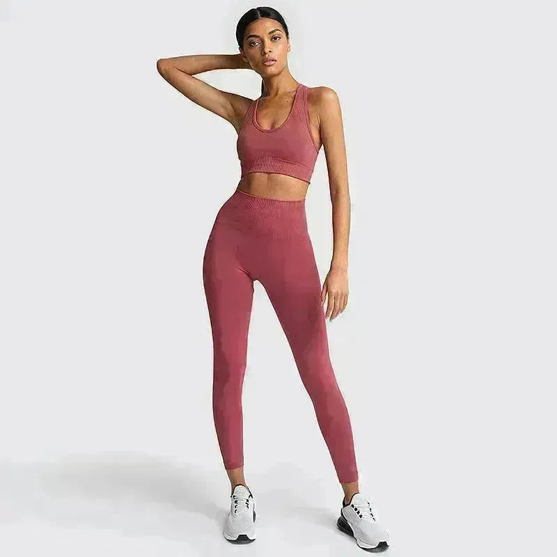 Seamless Gym Set Nylon Woman Sportswear - EX-STOCK CANADA