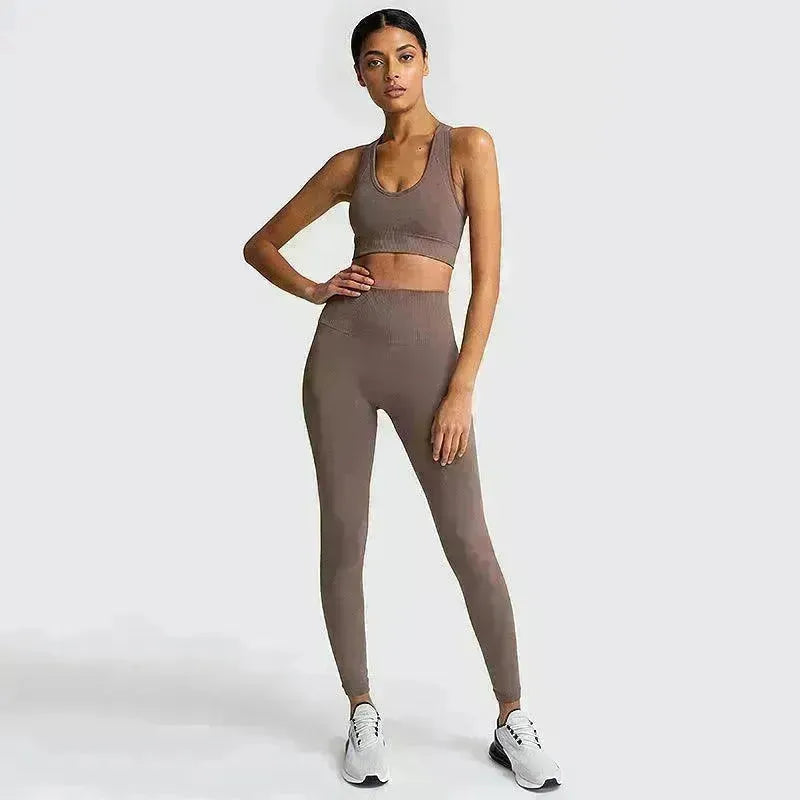 Seamless Gym Set Nylon Woman Sportswear - EX-STOCK CANADA