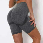 Seamless Multicolor Knitted Fitness Running Yoga Leggings - EX-STOCK CANADA